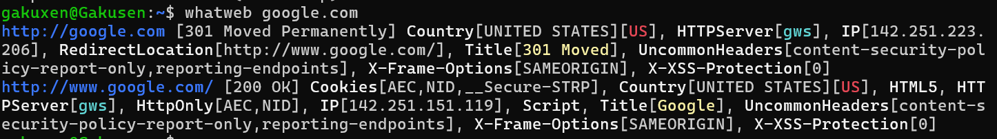 WhatWeb - TCP Handbook