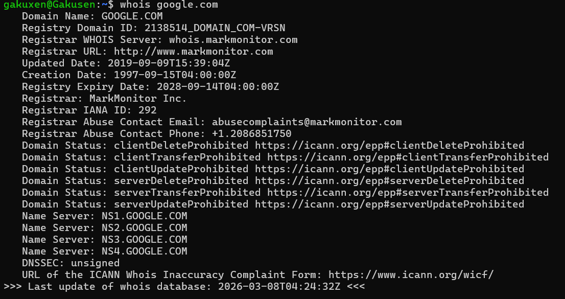 google.com - TCP Handbook